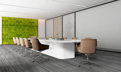 写字楼会议室3D会议室场景设计图片