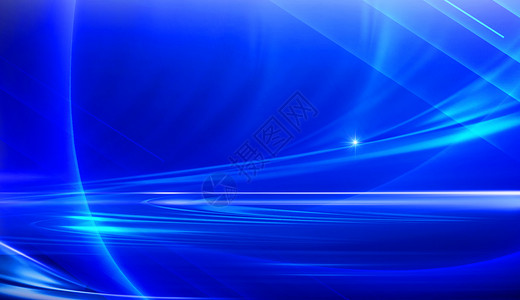 蓝色漩涡光效蓝色科技简约大气背景设计图片