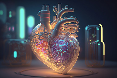 电子心脏艺术图片
