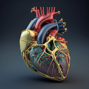 心脏脏器背景图片