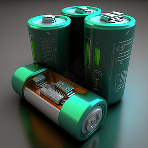 锂电池新能源新能源电池插画