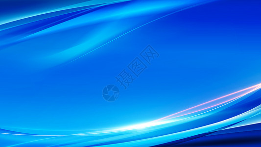 科技感线条鱼蓝色科技商务背景设计图片
