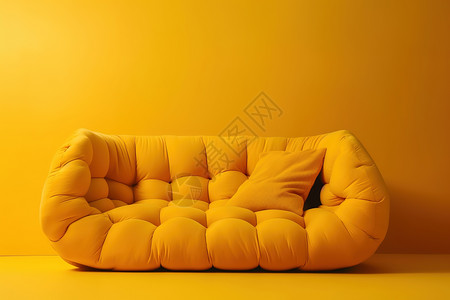 黄色沙发背景图片