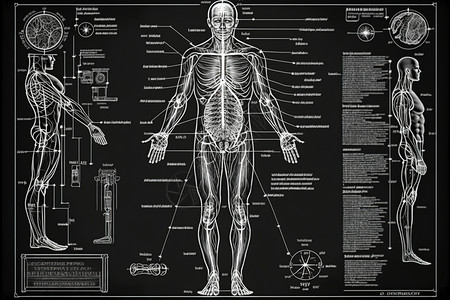 人体图背景图片