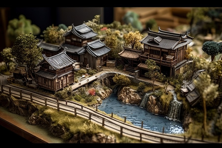 中式房屋建筑图片