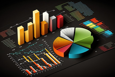 3D立体图表图片