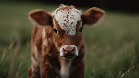 萌宠的小牛开心的小牛高清图片