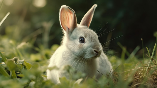 色兔子表情包高清的小兔子背景背景