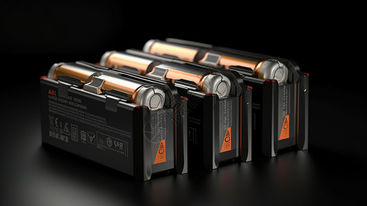 三块电池组背景图片
