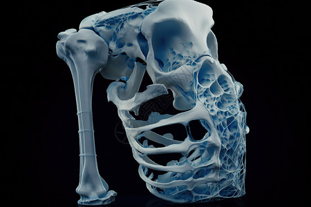骨骼模型骨骼插画