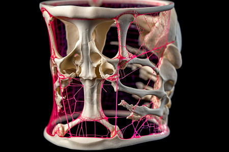 科技骨骼背景图片