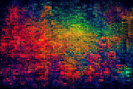马赛克拼色背景图片