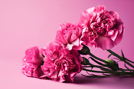 粉紫色康乃馨背景图片