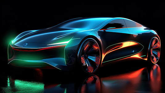霓虹科技新能源汽车图片