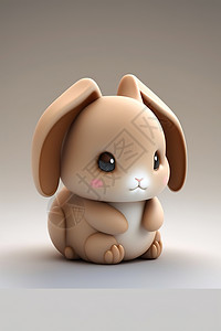 可爱动漫兔子背景图片
