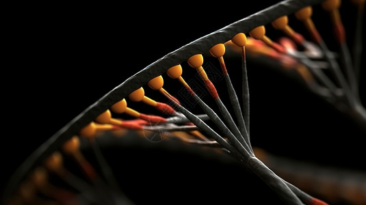 3d生物基因链背景图片