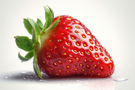 今日间食大草莓背景图片