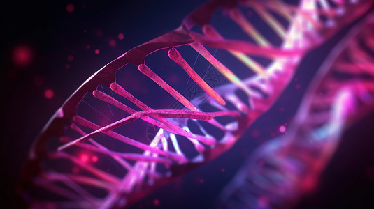 DNA双螺旋结构背景图片
