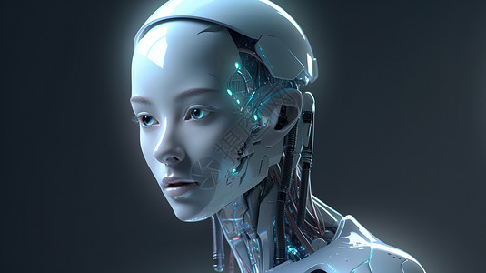 未来智能机器人女性图片