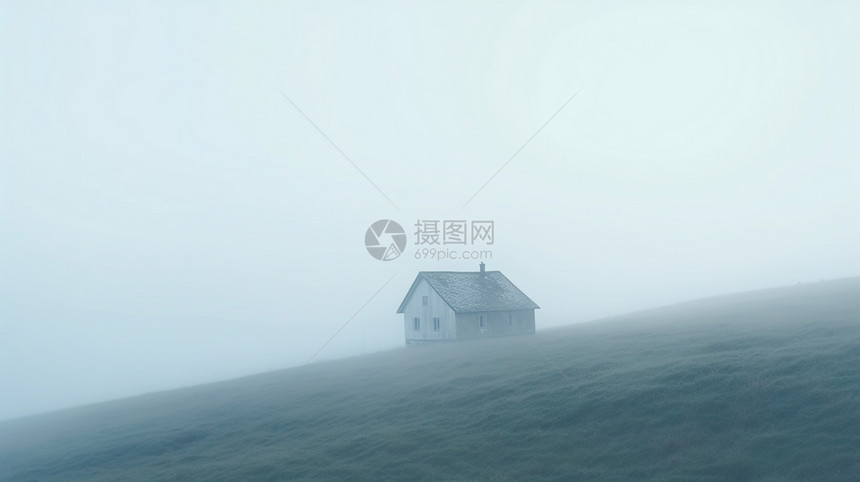 迷雾建筑图片