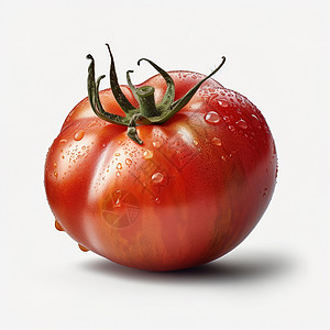 手绘动漫西红柿背景图片