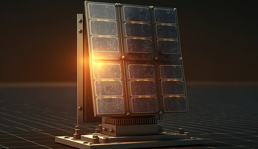 太阳能充能板背景图片
