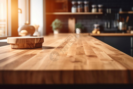 厨房场景背景橱柜台面效果图背景
