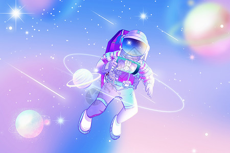 宇航员背景背景图片