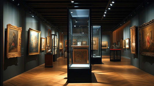 现代博物馆艺术展览图片