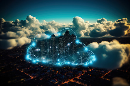云端科技城市图片