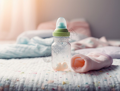 硅胶婴儿奶瓶高清图片