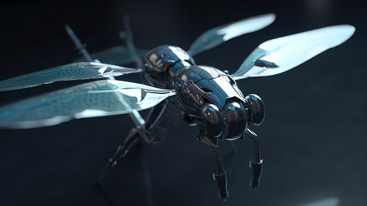 蜻蜓翅膀人造科技蜻蜓设计图片