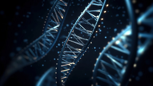 三条DNA链背景图片