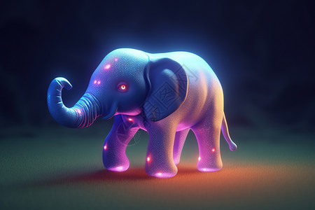 大象塑料玩具背景图片