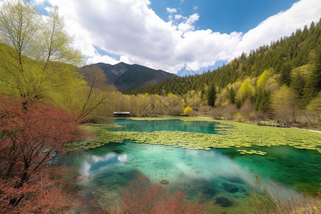 高清山水景色背景图片