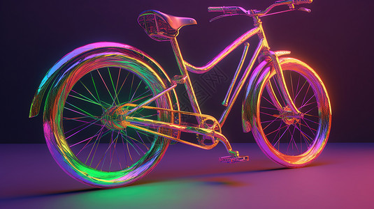 镭射激光自行车图片