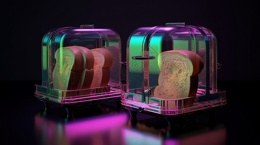 镭射激光烤面包机图片