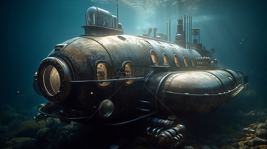 未来海底潜水艇图片