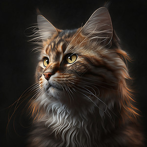 猫照片可爱猫咪照片插画