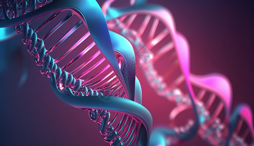 DNA模型背景图片