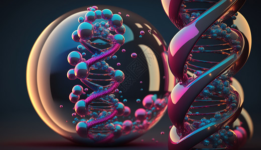 质感DNA模型图片