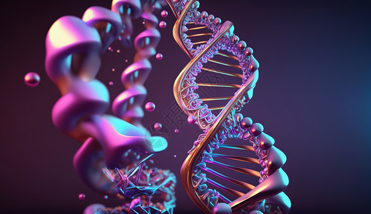医用DNA模型图片