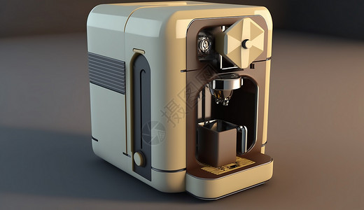 咖啡机模型图片