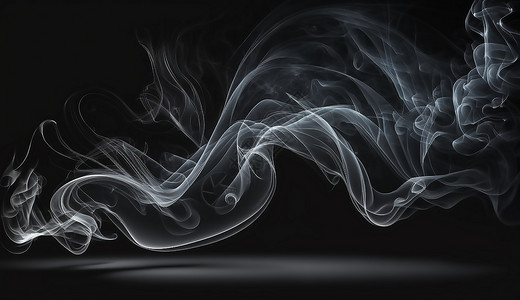 透明烟雾透明波动的烟幕设计图片