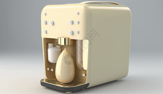 豆浆机3D厨房电器背景图片