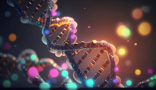 黑金状DNA背景图片