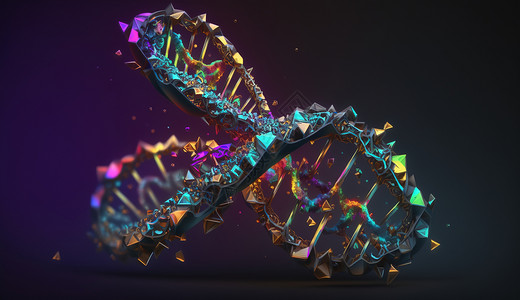 裂变DNA背景图片