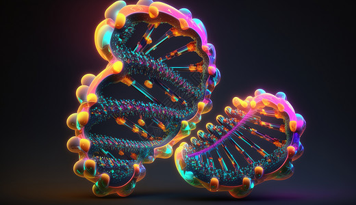 超现实DNA背景图片
