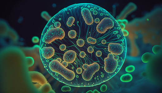 水母照片微生物细胞设计图片