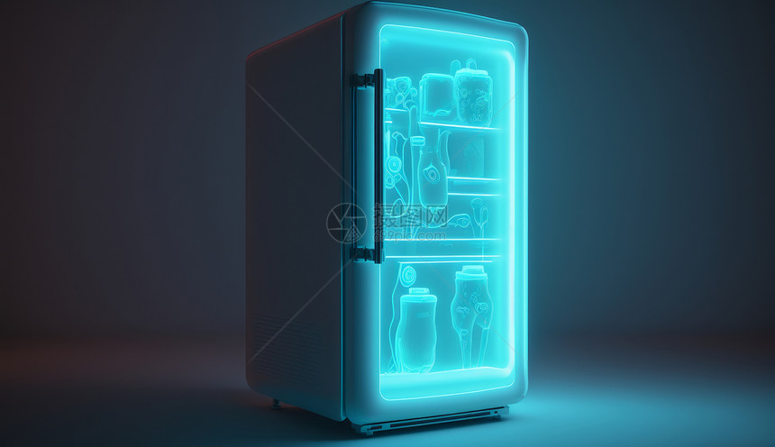 霓虹光电冰箱图片
